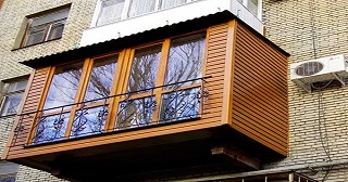 Внешняя отделка балкона Орехово-Зуево цена от 1016 руб. м/2.
